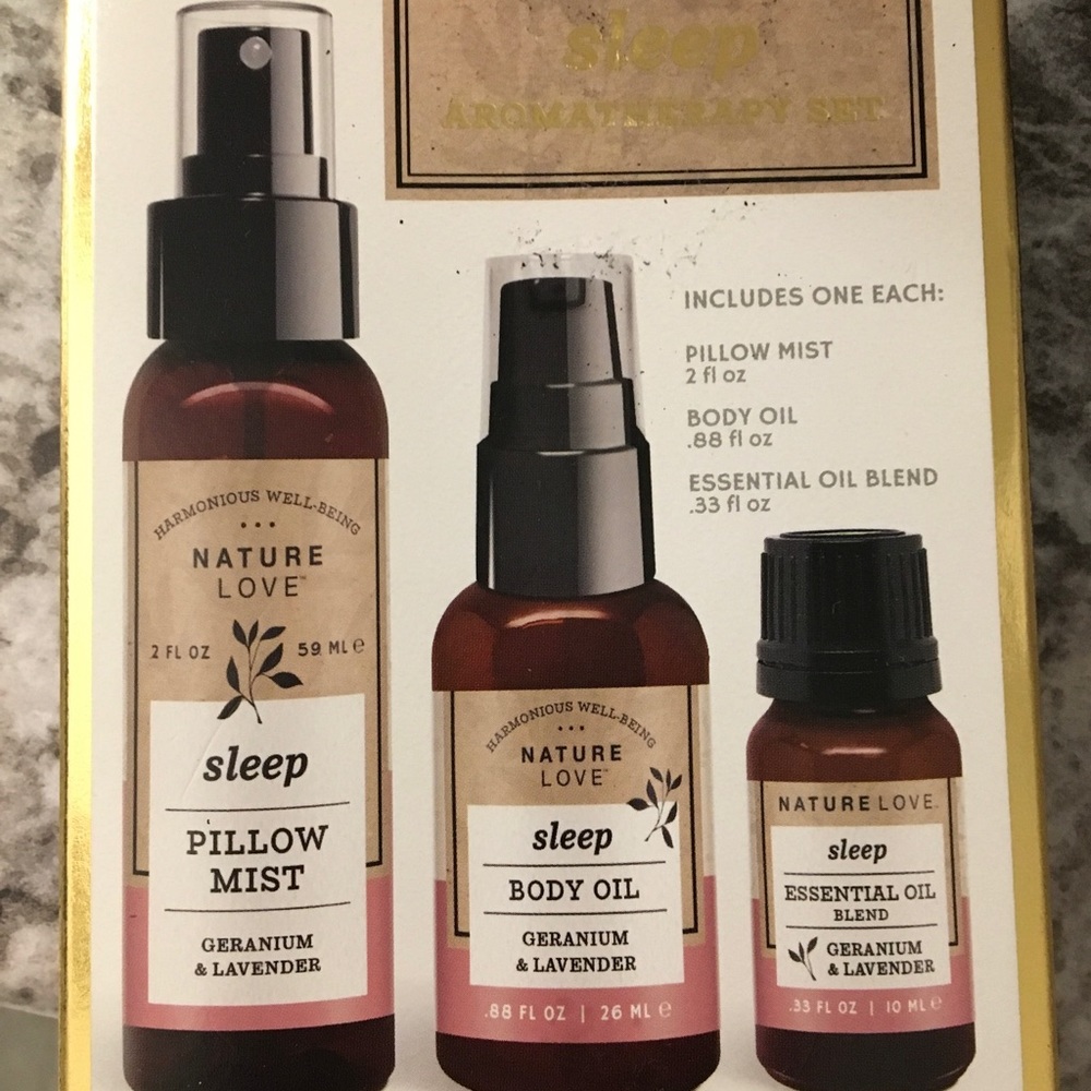 NIB- Nature Love Aromatherapy Sleep Set